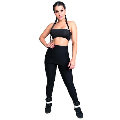 Calça Legging MVB Modas Bolha Saia - Feminina - Foto 3