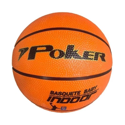 Bola de Basquete Poker Baby Indoor - Infantil - Foto 1