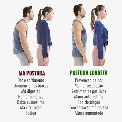 Colete Corretor Postural DK Alinha Coluna - Foto 5