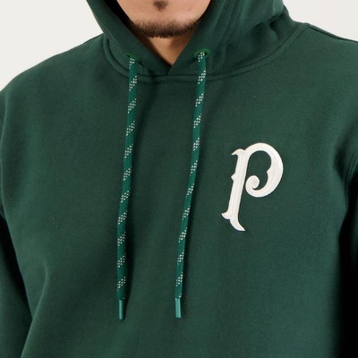 Blusão de Moletom do Palmeiras com Capuz Canguru Classico Futfanatics - Masculino - Foto 4