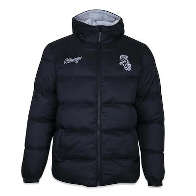 Jaqueta com Capuz Puffer New Era Chicago White Sox Core - Masculina - Foto 1