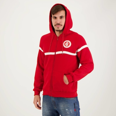 Jaqueta de Moletom do Internacional com Capuz Print Futfanatics - Masculina - Foto 2