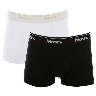 Kit Cuecas Boxer Mash Cotton - 2 Unidades - Infantil - Foto 1