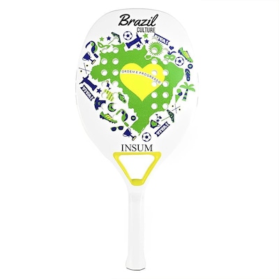 Raquete Beach Tennis Gold Sports Brazil em Carbono II - Foto 2