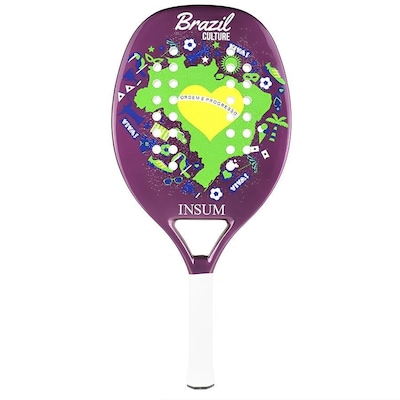 Raquete Beach Tennis Gold Sports Brazil em Carbono II - Foto 3
