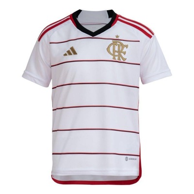 Camisa 2 do CR Flamengo 23/24 adidas - Infantil - Foto 1
