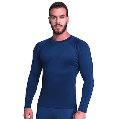 Camisa Térmica MVB Modas Proteção Uv 50 + - Masculina - Foto 1