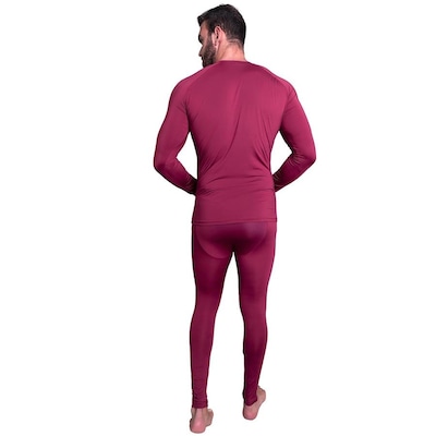 Conjunto Segunda Pele Térmico MVB Modas Proteção Uv 50+ - Masculino - Foto 3