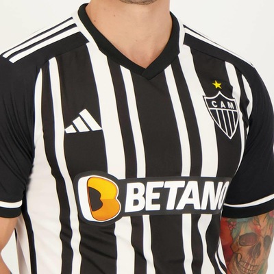 Camisa do Atlético Mineiro I 2023 7 Hulk adidas - Masculina - Foto 4
