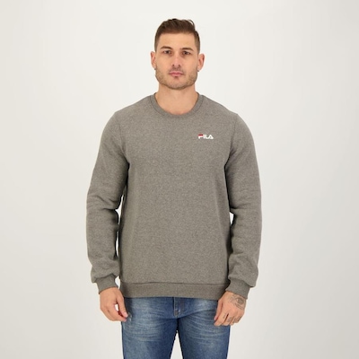 Blusão de Moletom Fila Basic Classic - Masculino - Foto 1