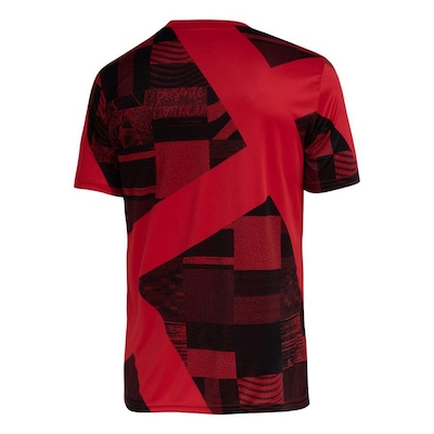 Camisa Pré-Jogo CR Flamengo adidas - Masculina - Foto 2