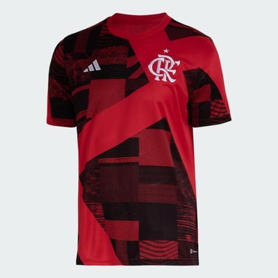 Camisa Pré-Jogo CR Flamengo adidas - Masculina - Foto 3