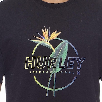 Camiseta Hurley Flower Oversize - Masculina - Foto 2