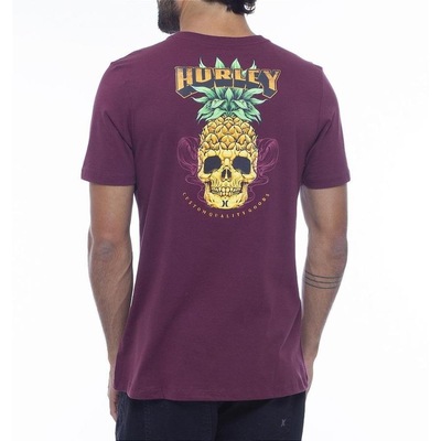 Camiseta Hurley Pine Skull - Masculina - Foto 2