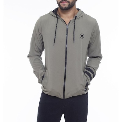Jaqueta Hurley com Capuz Block Party - Masculina - Foto 1