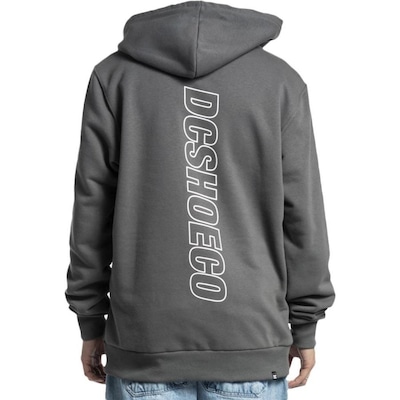 Blusão de Moletom com Capuz DC Shoes Canguru FB Outline - Masculino - Foto 2