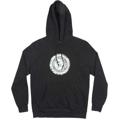 Blusão de Moletom com Capuz DC Shoes Canguru DC Circle Star - Masculino - Foto 4