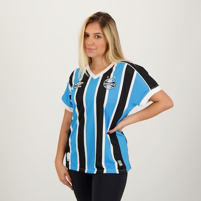 Camisa do Grêmio I 23 Umbro - Feminina - Foto 2