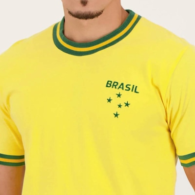 Camiseta Brasil Home Retrô Vintage Edition - Masculina - Foto 4