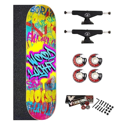 Skate Wood Light Amador Street Art Responsa - Foto 1