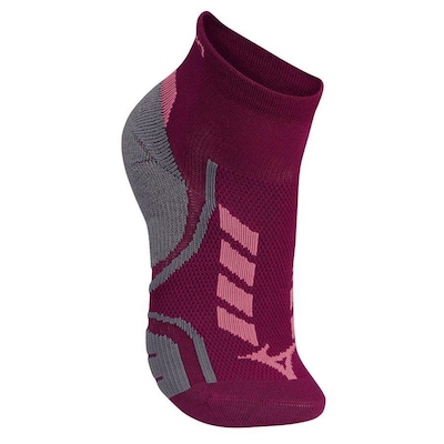 Meia Cano Curto Mizuno Running DryLite Race Mid II - 35 a 37 - Adulto - Foto 1