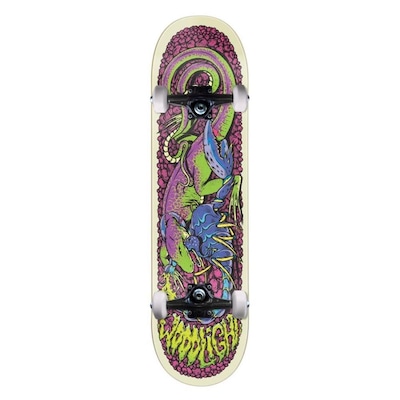 Skate Iniciante Wood Light Lizard Atack - Foto 1