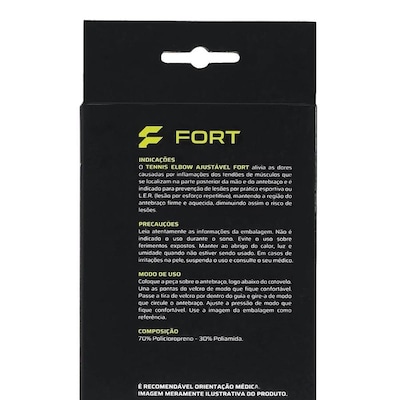 Tennis Elbow Fort Neoprene Ajustável - Foto 3