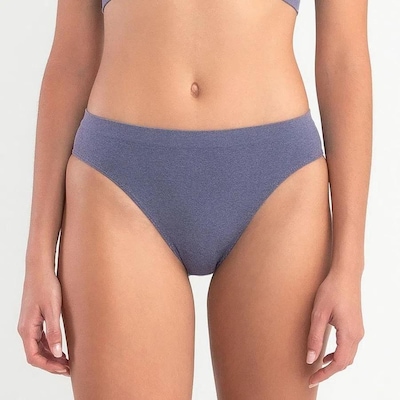 Calcinha Biquíni She em Microfibra Sem Costura - Feminina - Foto 2