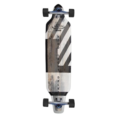 Skate Longboard Wood Light Montado Surf Way - Foto 1