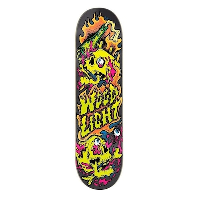 Shape de Skate Wood Light Marfim Blow Up Exploded - Foto 1