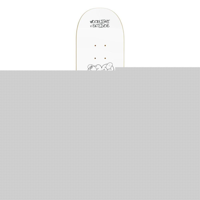 Shape de Skate Wood Light Marfim Skate Lixos Tree - Foto 1
