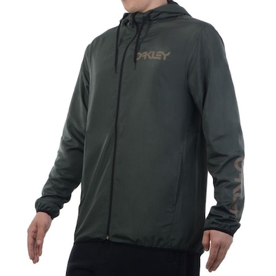 Jaqueta Com Capuz Oakley Windbreaker - Masculina - Foto 3