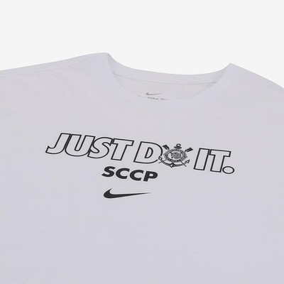 Camiseta do Corinthians Just Do It Nike - Masculina - Foto 3