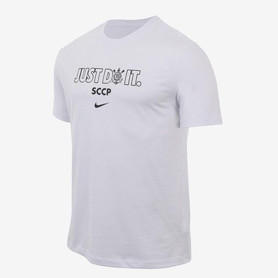 Camiseta do Corinthians Just Do It Nike - Masculina - Foto 1