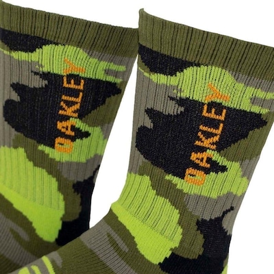 Meia Oakley Camo Dark Brush - Adulto - Foto 2