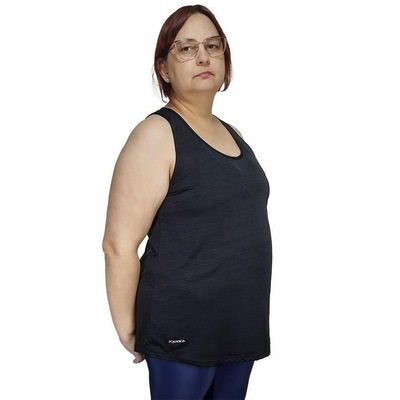 Camiseta Regata Kanxa Ice Plus Size - Feminina - Foto 1