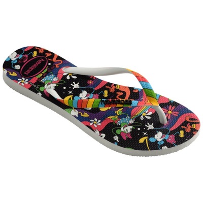 Chinelo Havaianas Slim Disney Stylish Minnie - Feminino - Foto 2