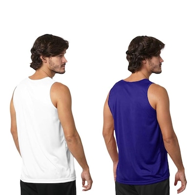 Kit Camisetas Regatas Kappa Basic - 2 Unidades - Masculinoa - Foto 2
