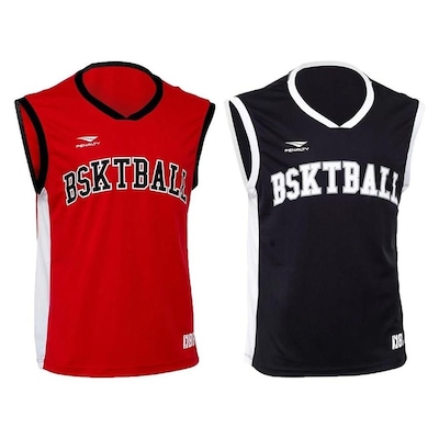 Kit Camisetas Regata Penalty Basquete 3x3 Pro - 2 unidades - Masculina - Foto 1