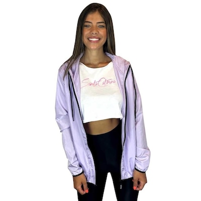 Jaqueta Corta Vento com Capuz WSS Light Holidays - Feminina - Foto 3