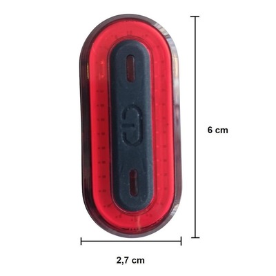 Sinalizador Traseiro de Biciclqta Aude 100 Lumens Recarregável USB - Foto 2