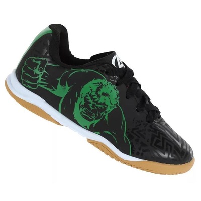 Chuteira Futsal Dray Marvel Hulk - Infantil - Foto 1
