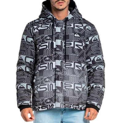 Jaqueta Com Capuz Quiksilver Puffer World Block - Masculina - Foto 2