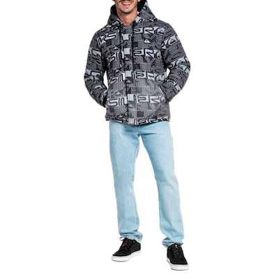 Jaqueta Com Capuz Quiksilver Puffer World Block - Masculina - Foto 4