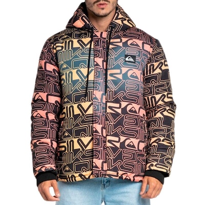 Jaqueta Com Capuz Quiksilver Puffer World Block - Masculina - Foto 2