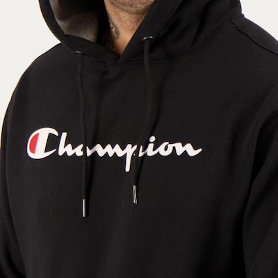 Blusão de Moletom com Capuz Champion Contour Logo - Masculina - Foto 4