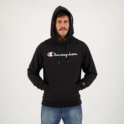 Blusão de Moletom com Capuz Champion Contour Logo - Masculina - Foto 5