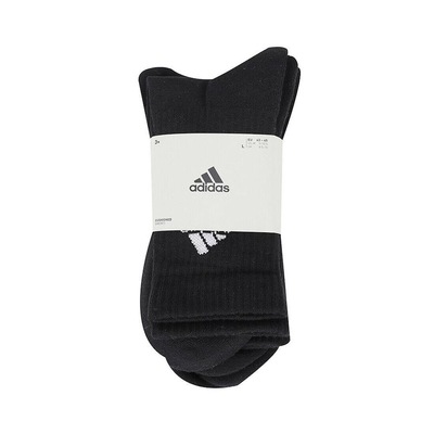 Kit Meias Cano Alto adidas Cush Crw - 3 Pares - Adulto - Foto 3