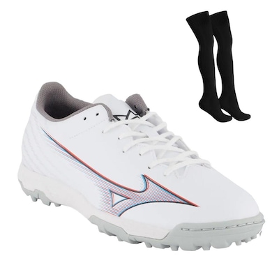 Kit Chuteira Society Mizuno Football Select + Meião - Adulto - Foto 1