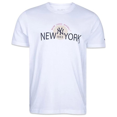 Camiseta New Era Regular MLB New York Yankees Core - Masculina - Foto 1